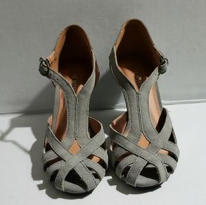 Suede heels